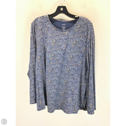 Top Long Sleeve By Pure Jill In Multi-colored, Size: 2x