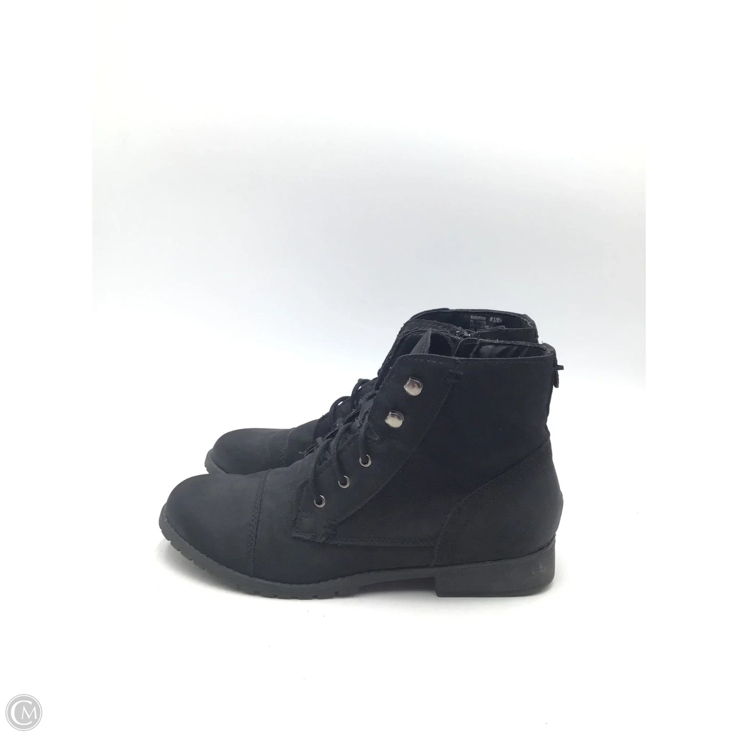 Boots Ankle Flats By Madden Girl In Black, Size: 8.5