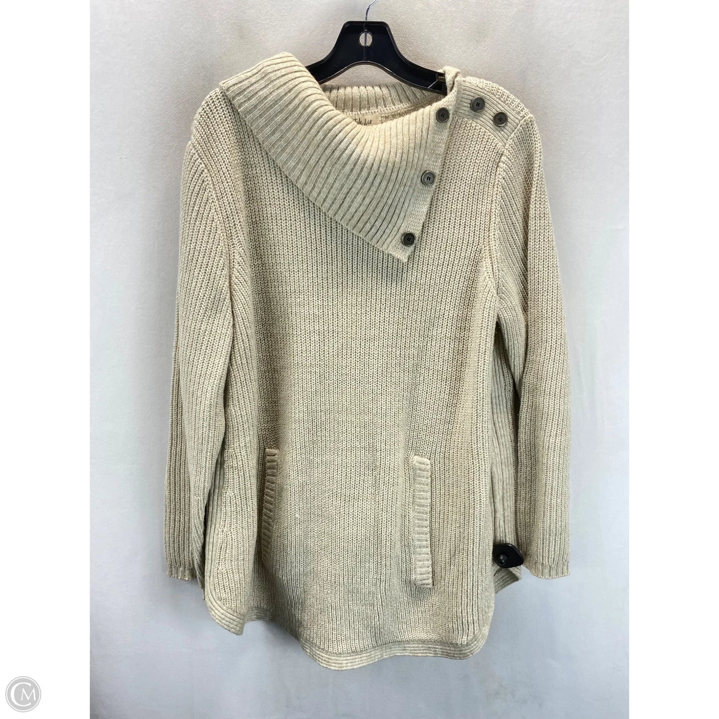 Sweater By Style And Co Collection Women In Cream, Size: 2x