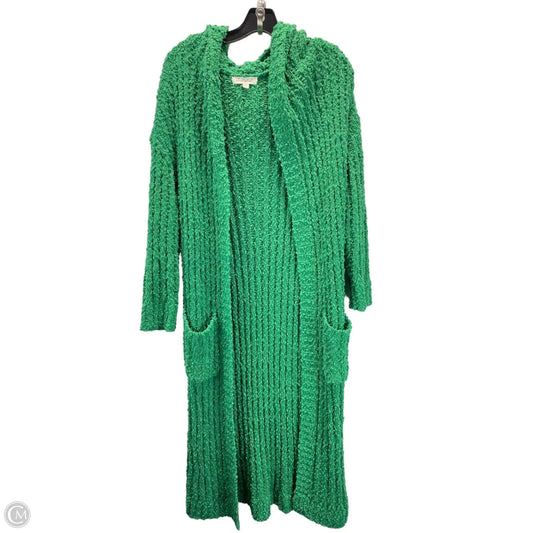 Cardigan By Clothes Mentor In Green, Size: L
