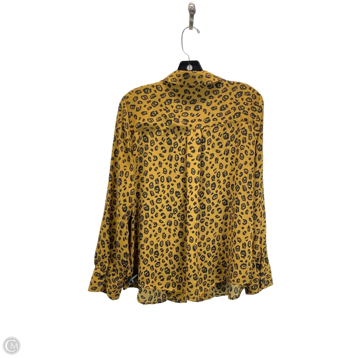 Top Long Sleeve By Who What Wear In Leopard Print, Size: Xl