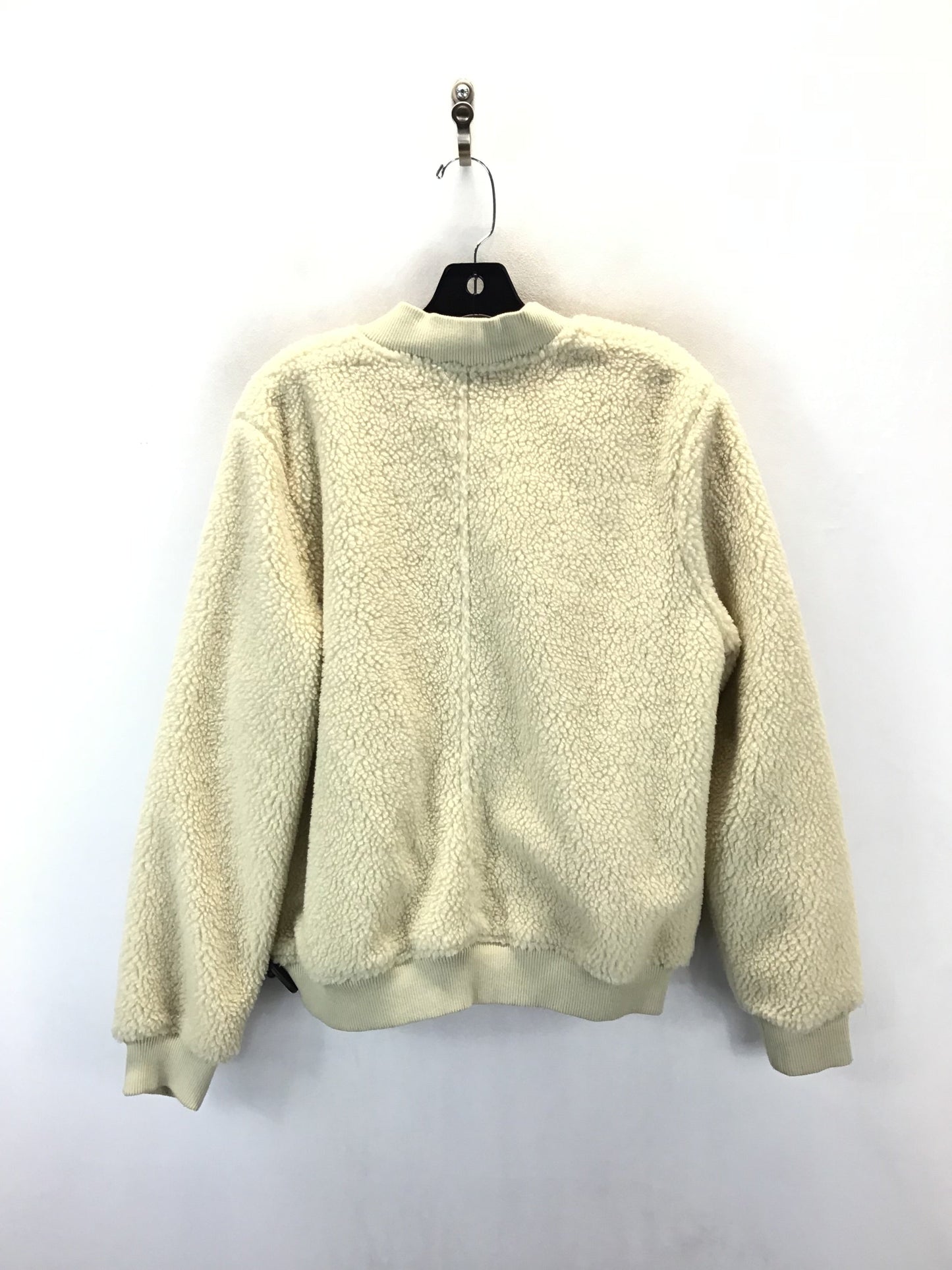 Jacket Fleece By Old Navy In Cream, Size: L