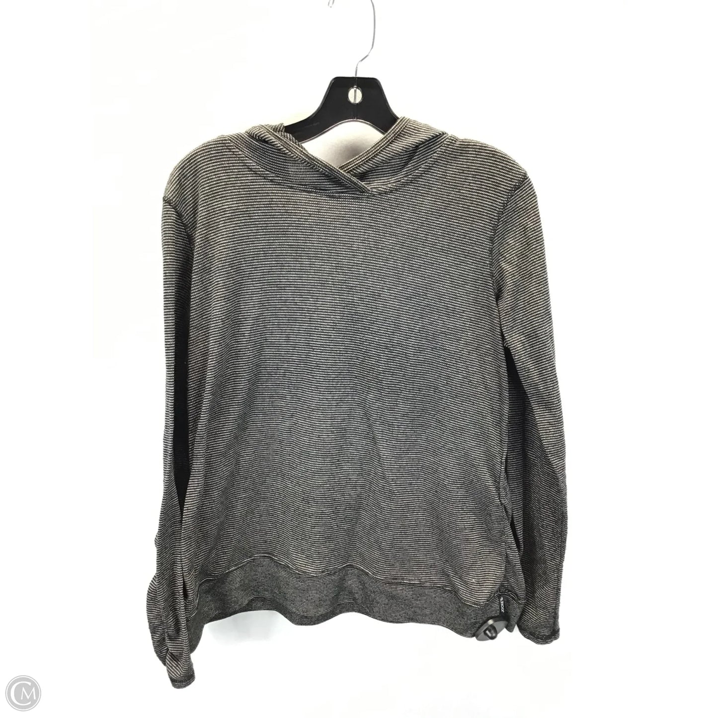 Top Long Sleeve By Jockey In Black & White, Size: Xl