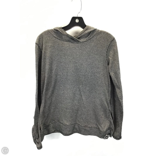 Top Long Sleeve By Jockey In Black & White, Size: Xl