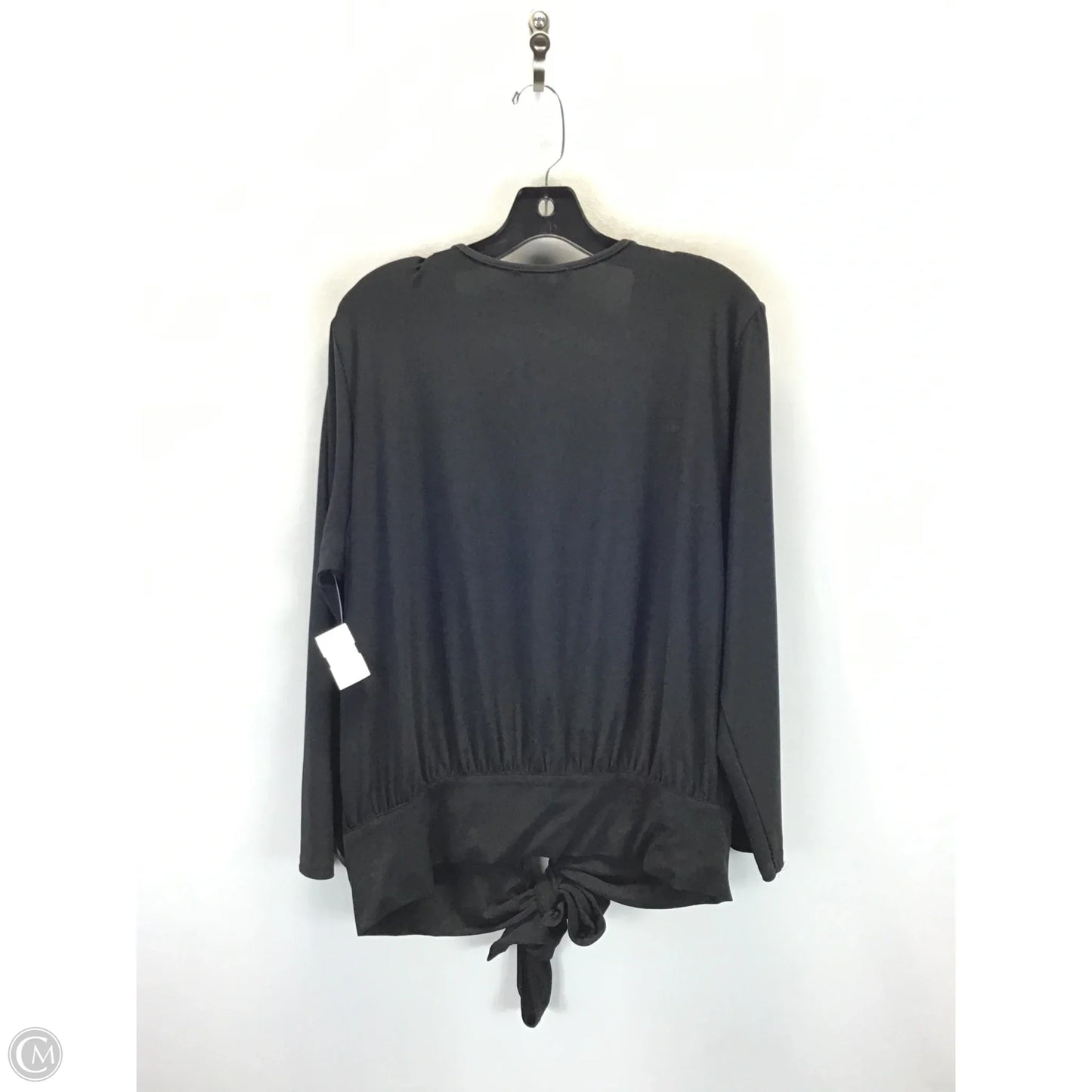 Top Long Sleeve By Banana Republic In Black, Size: Xl