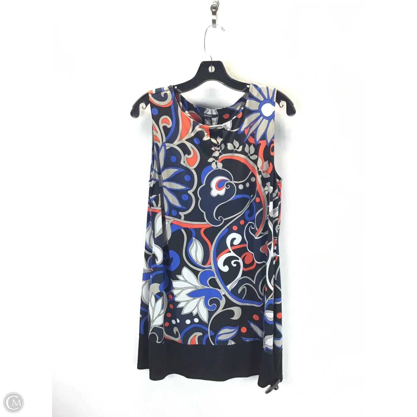 Top Sleeveless By Alfani In Multi-colored, Size: M
