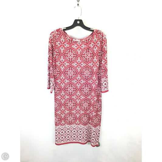 Dress Casual Midi By London Times In Multi-colored, Size: 12