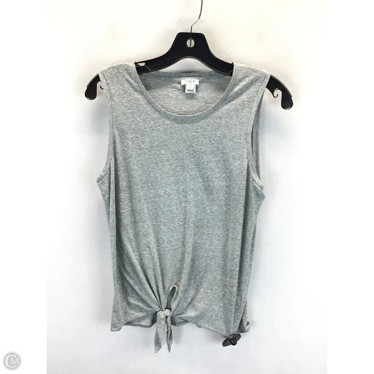 Top Sleeveless By J. Crew In Grey, Size: S