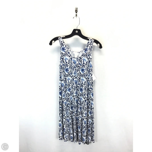 Tunic Sleeveless By H&m In Blue & White, Size: Xs