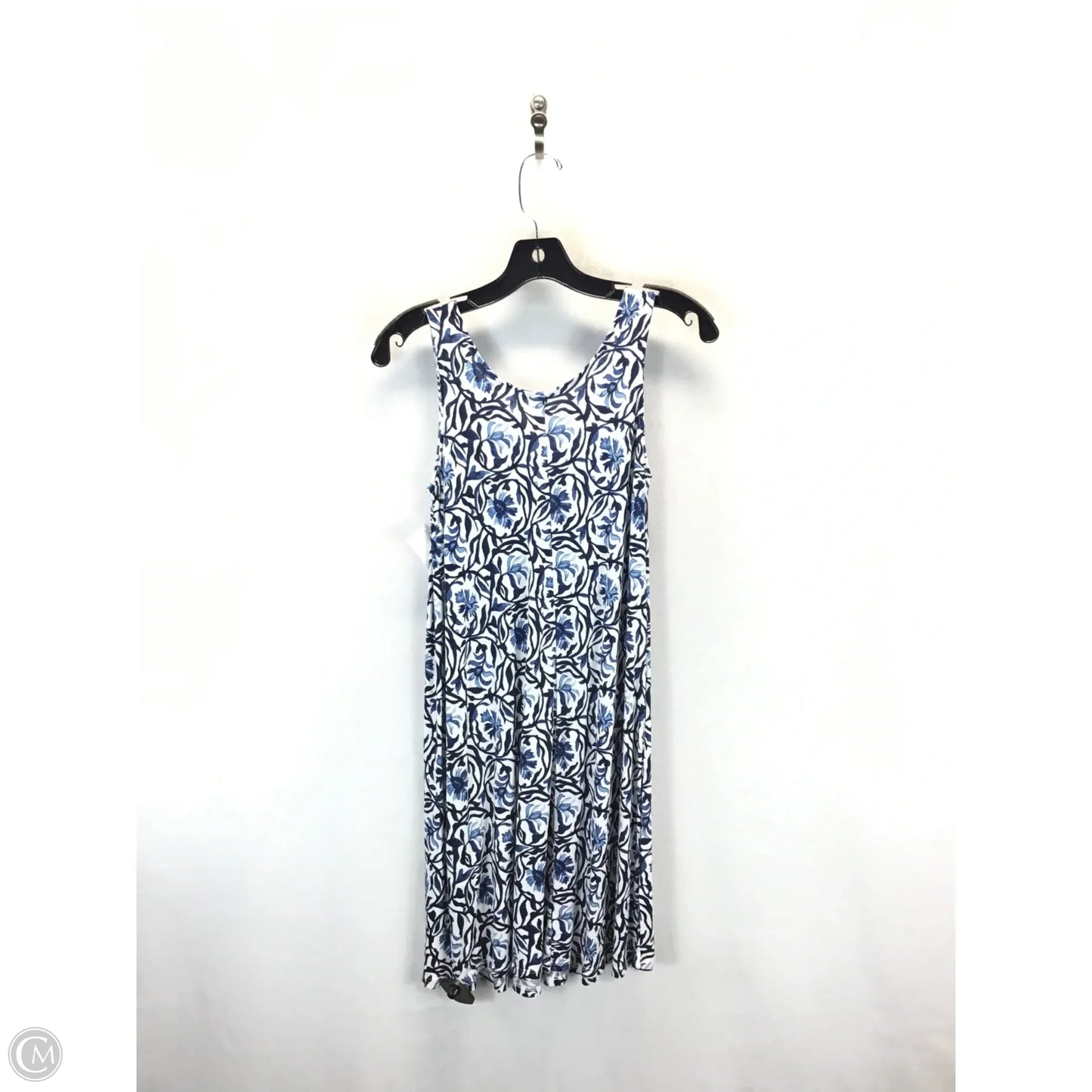 Tunic Sleeveless By H&m In Blue & White, Size: Xs