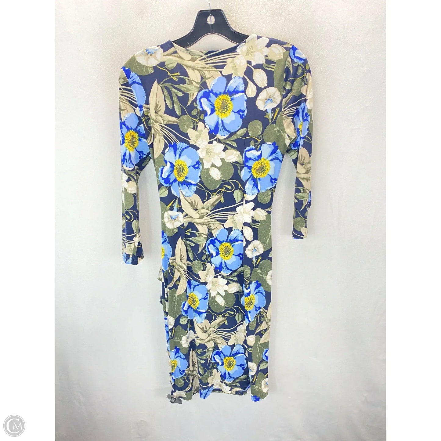 Dress Casual Midi By New York And Co In Floral Print, Size: Xs