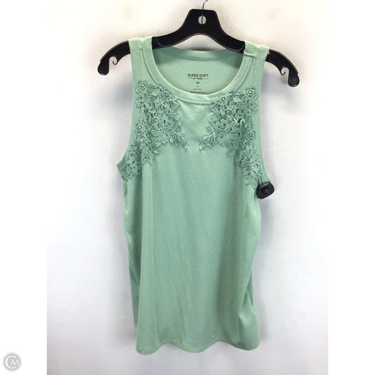 Top Sleeveless By Torrid In Green, Size: 14