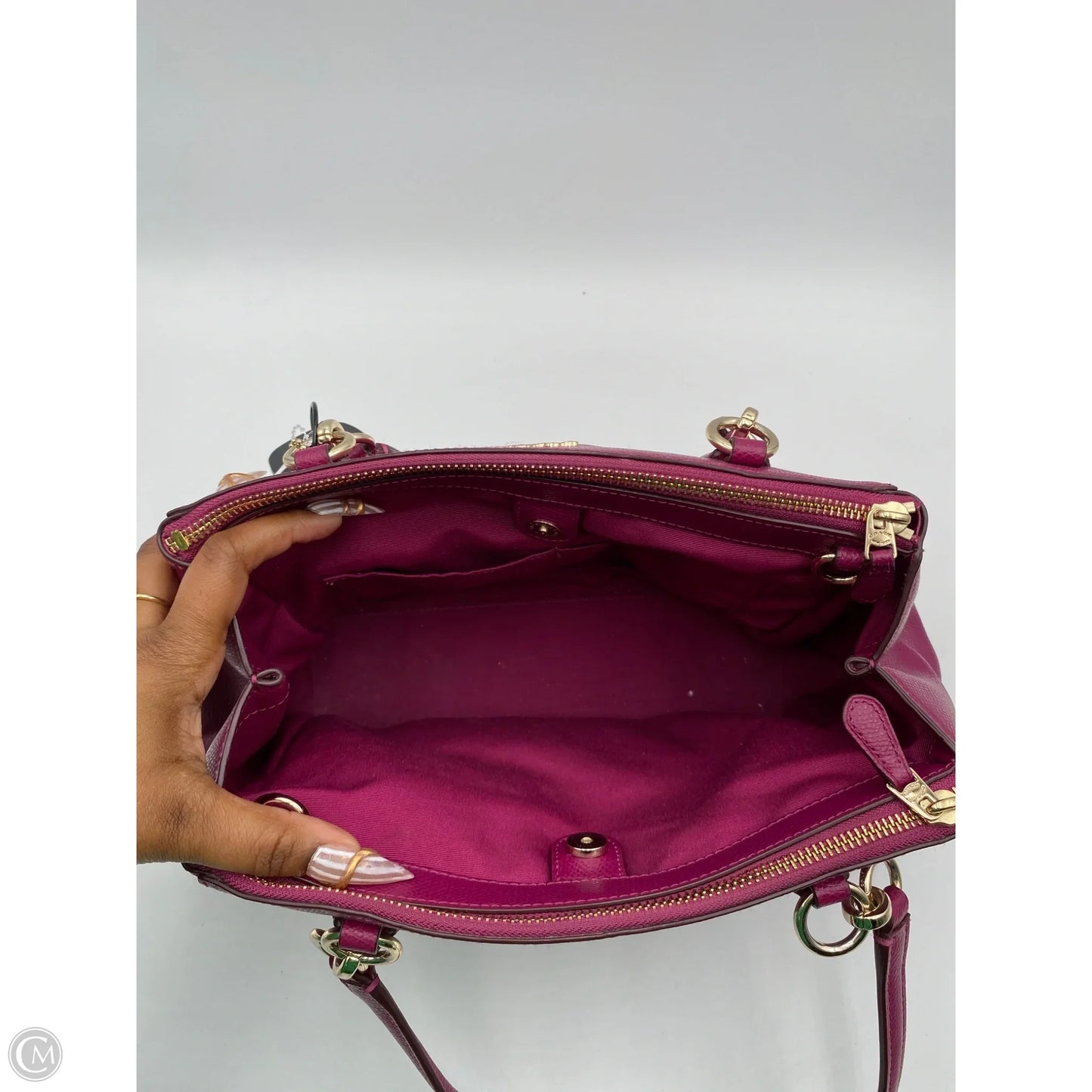 Handbag Designer By Coach, Size: Medium