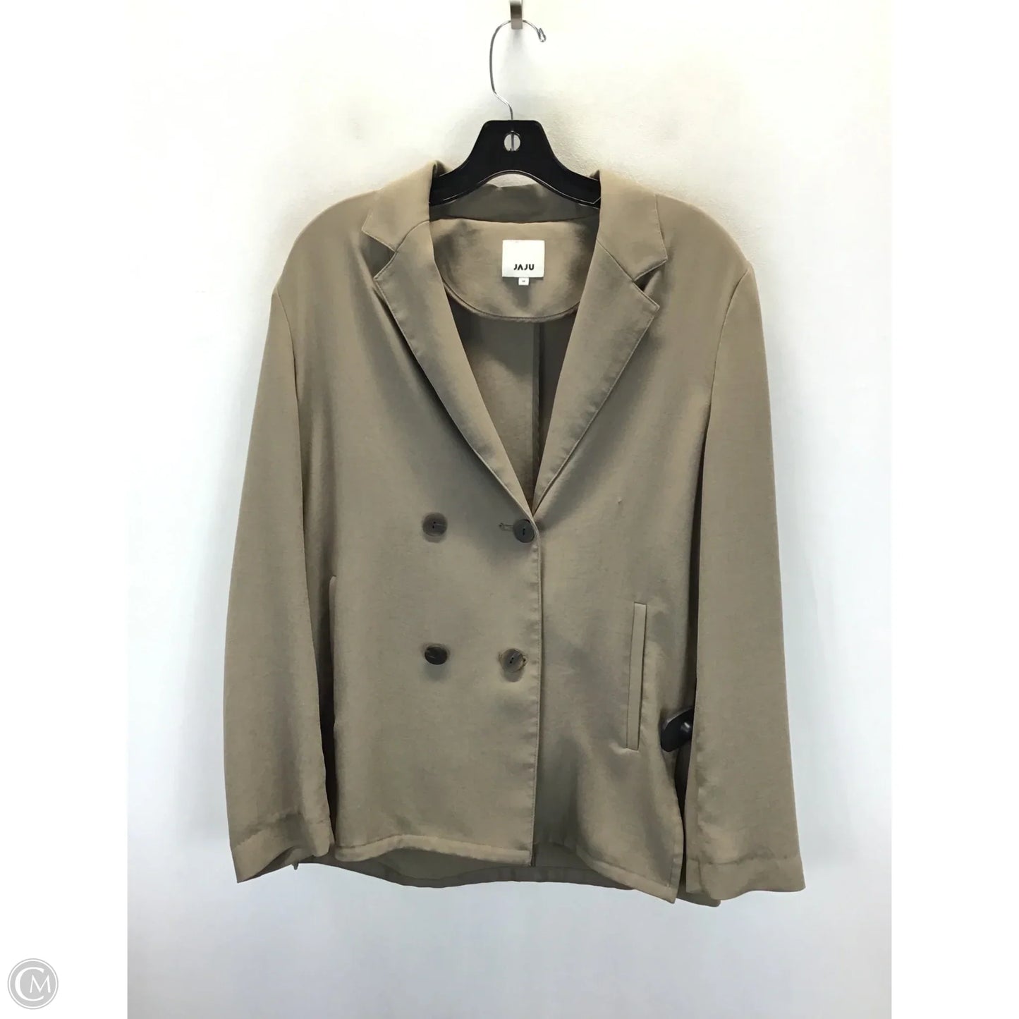 Blazer By Clothes Mentor In Brown, Size: M