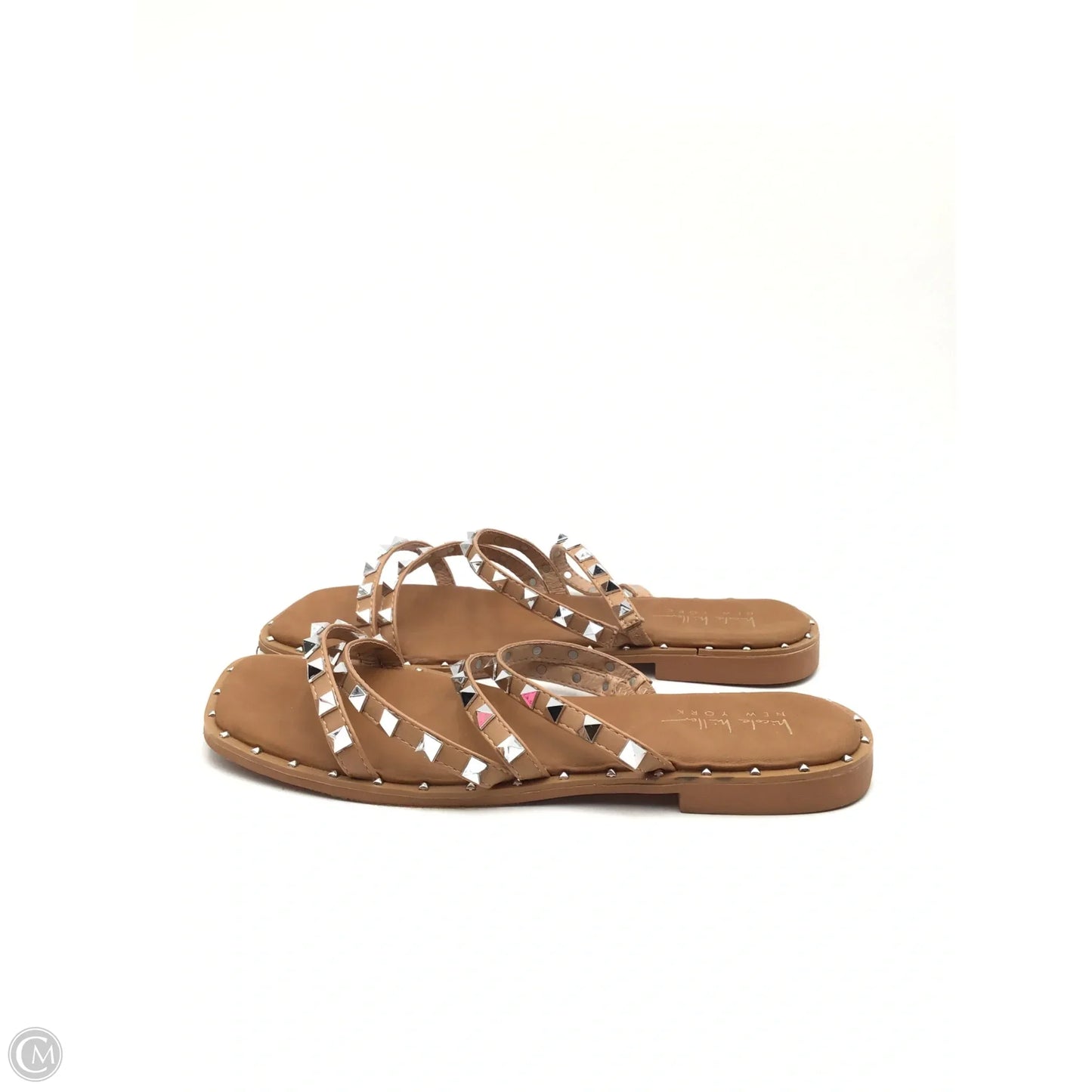Sandals Flats By Nicole Miller In Tan, Size: 10