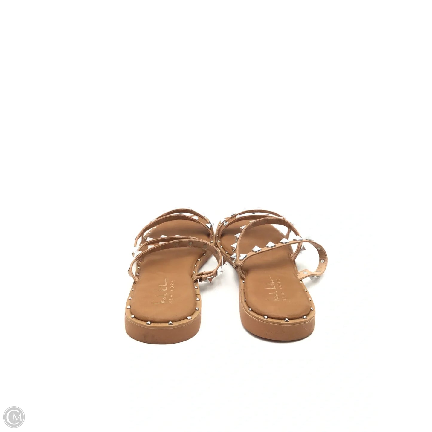 Sandals Flats By Nicole Miller In Tan, Size: 10