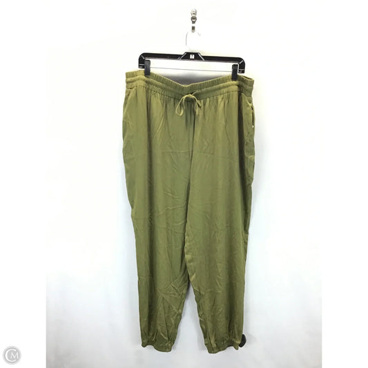 Pants Joggers By Forever 21 In Green, Size: 3x