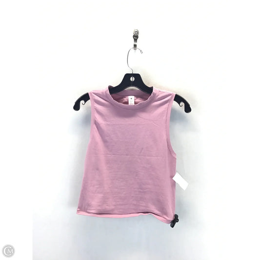 Athletic Tank Top By Yogalicious In Pink, Size: L