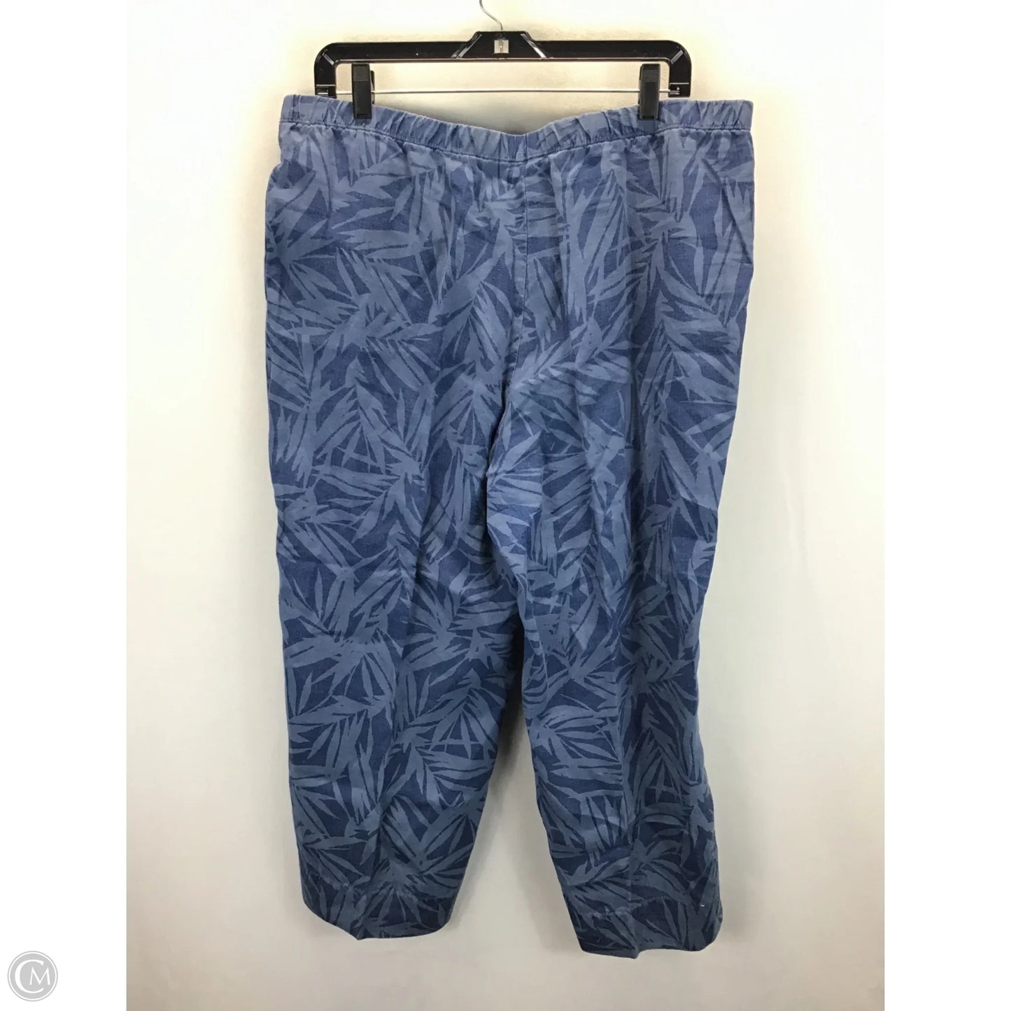 Pants Linen By J. Jill In Blue, Size: L