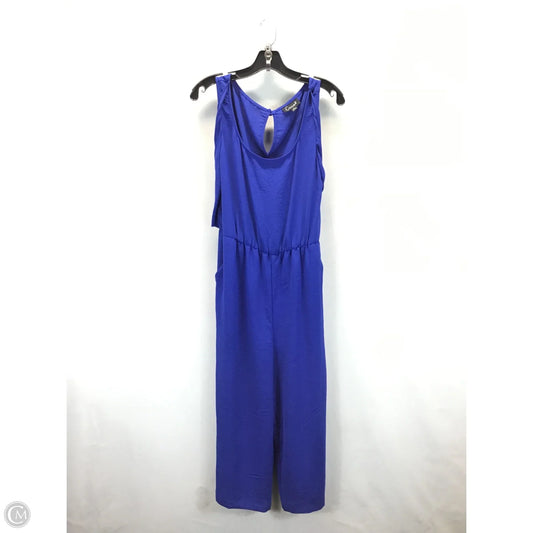 Jumpsuit By Connected Apparel In Blue, Size: 10