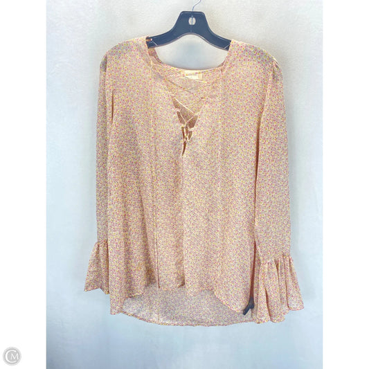 Top Long Sleeve By Altard State In Floral Print, Size: S
