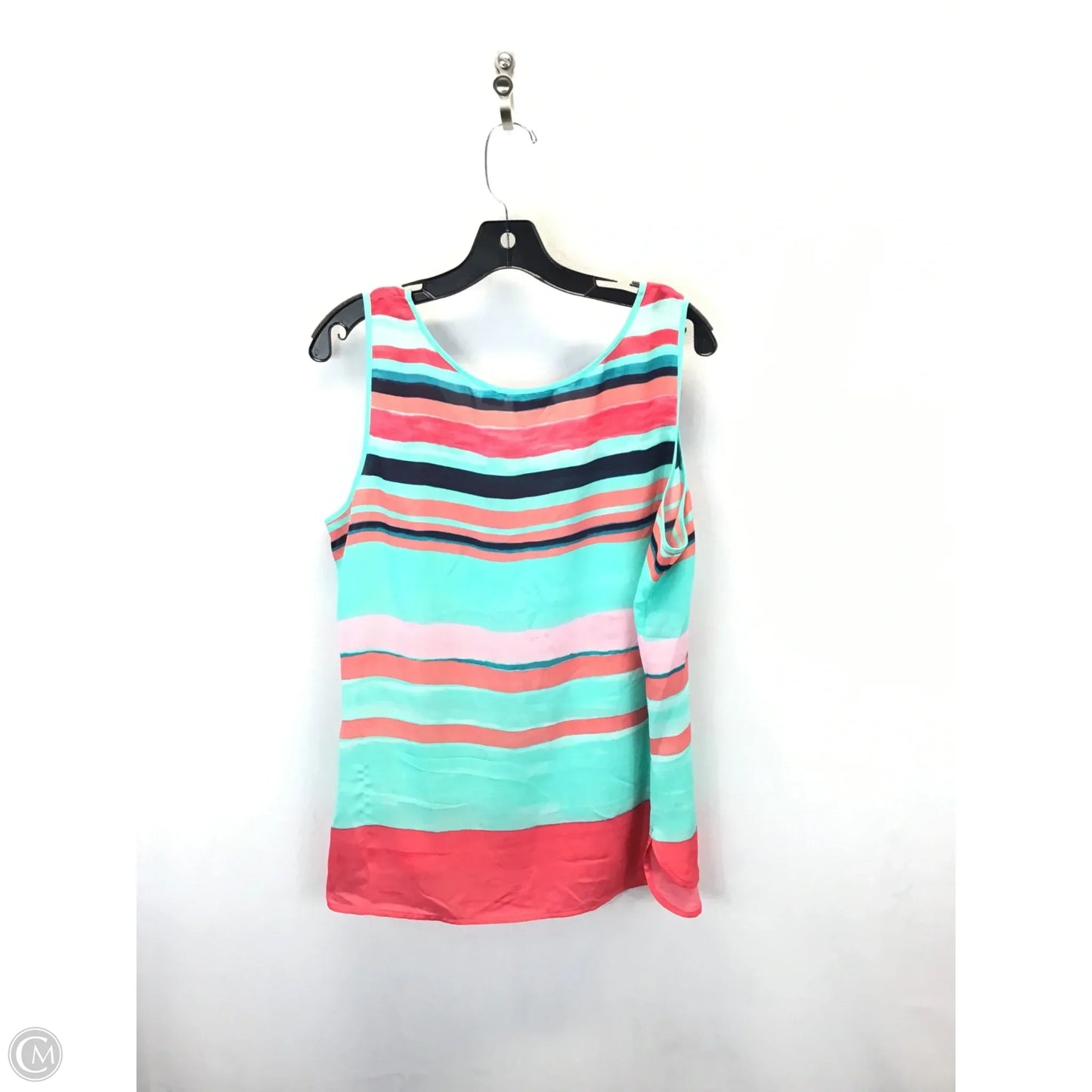 Top Sleeveless By Liz Claiborne In Multi-colored, Size: Xlp