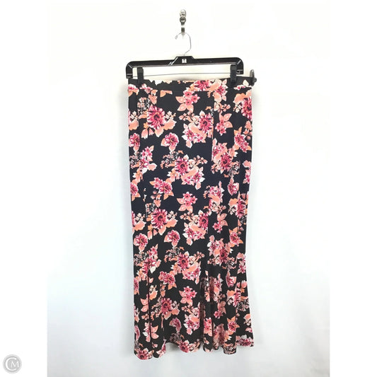 Skirt Maxi By Cato In Floral Print, Size: 18