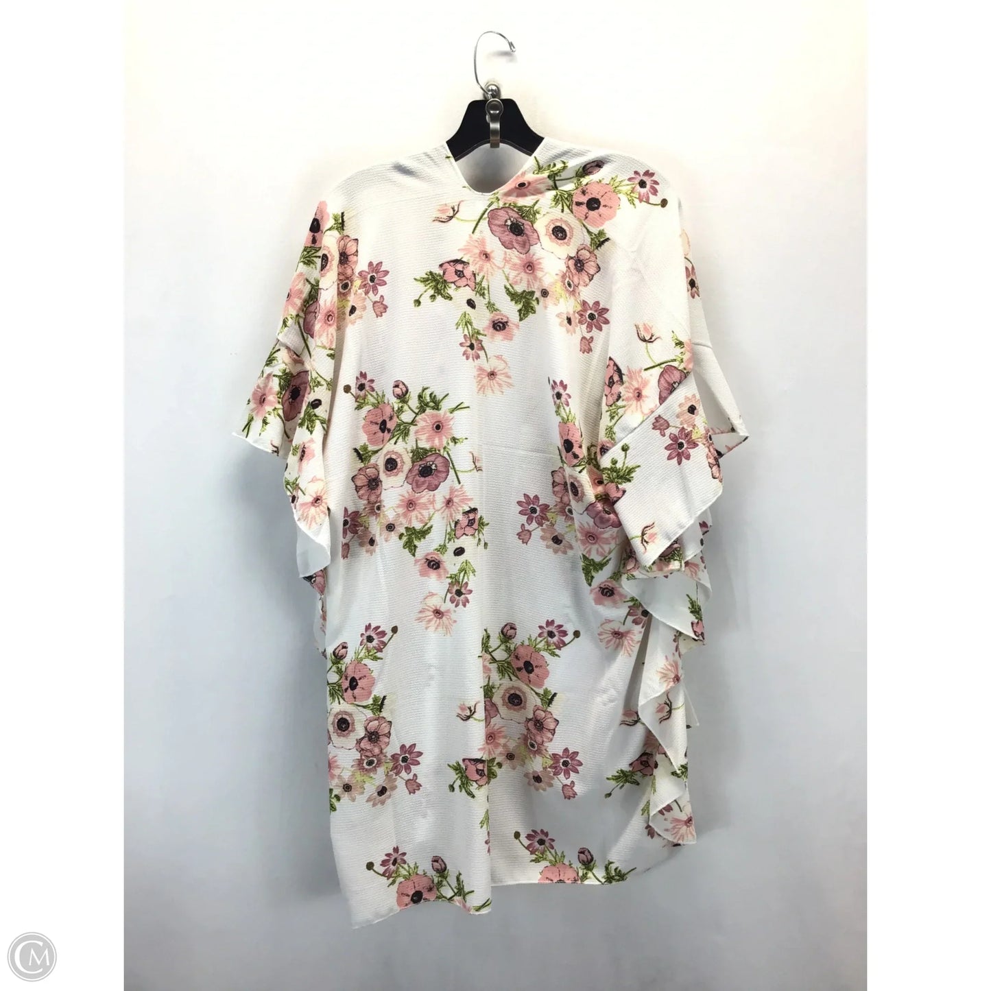 Kimono By Clothes Mentor In Floral Print, Size: Osfm