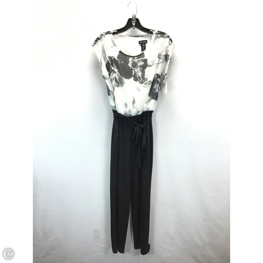 Jumpsuit By Clothes Mentor In Black & White, Size: 6