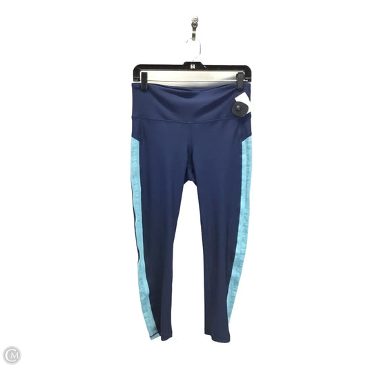 Athletic Leggings By Under Armour In Blue, Size: L