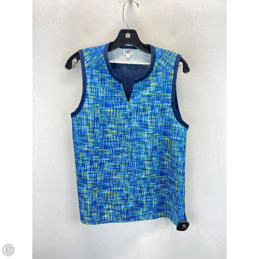 Top Sleeveless By Clothes Mentor In Blue & Green, Size: S