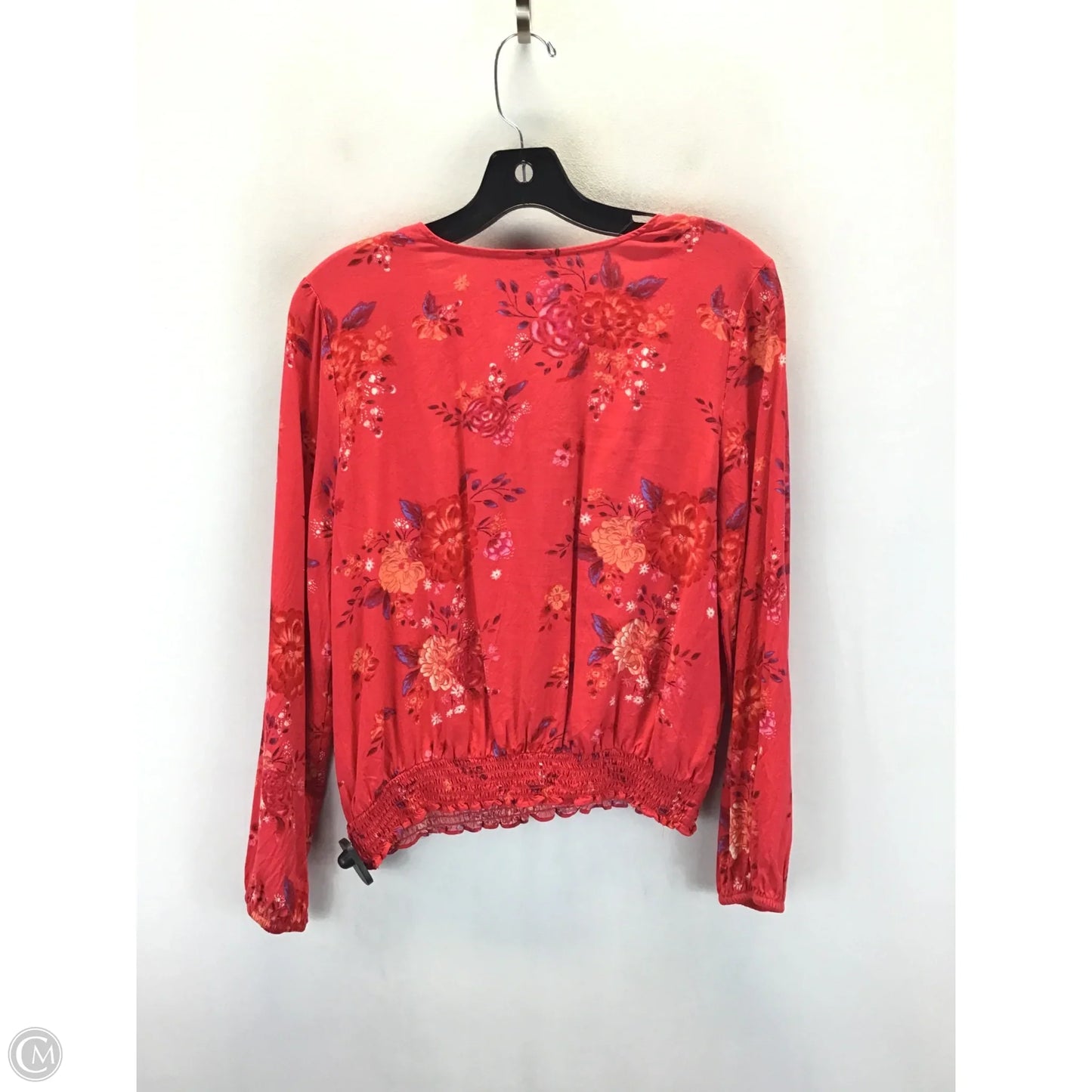 Top Long Sleeve By Mudd In Floral Print, Size: L