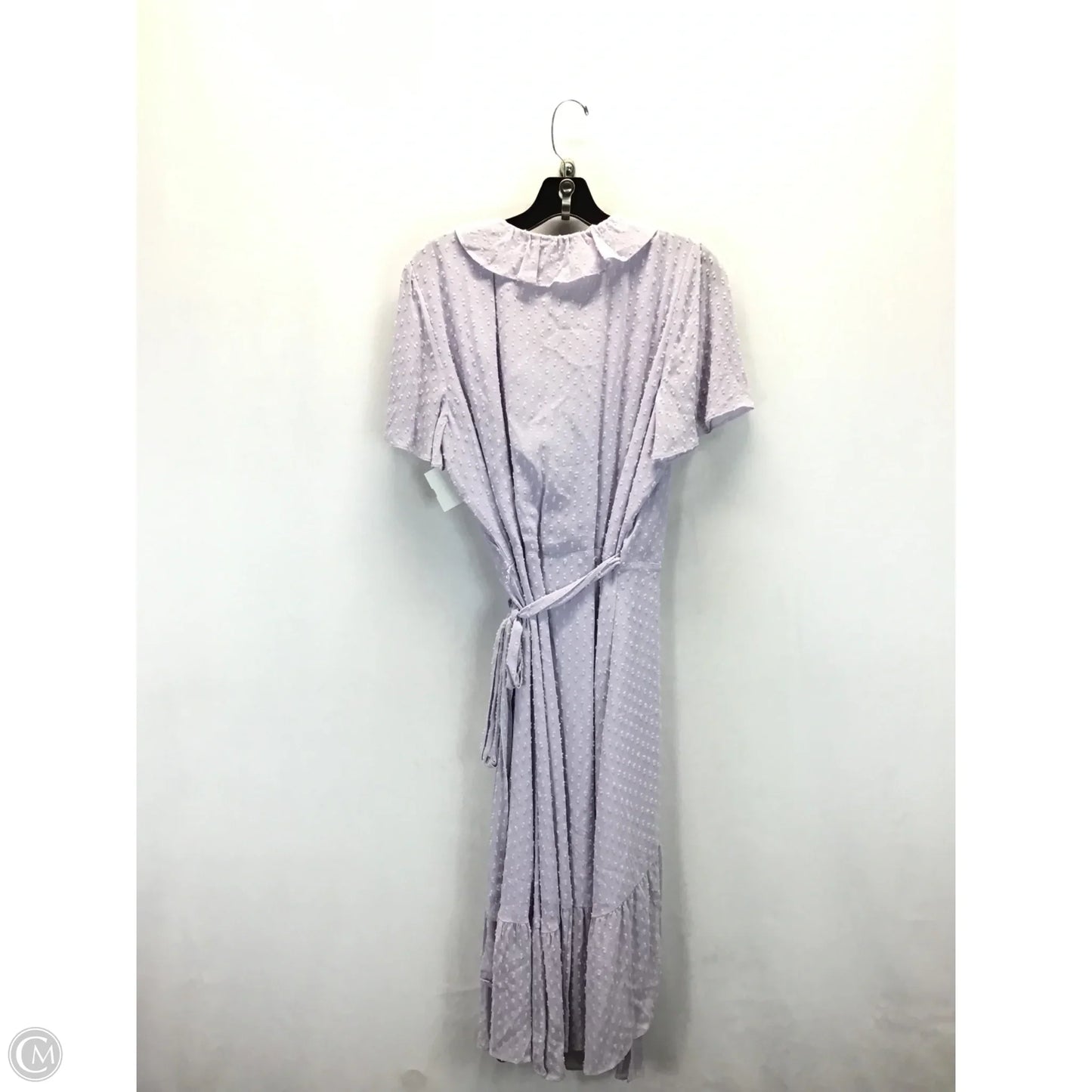 Dress Casual Midi By Michael By Michael Kors In Purple, Size: L