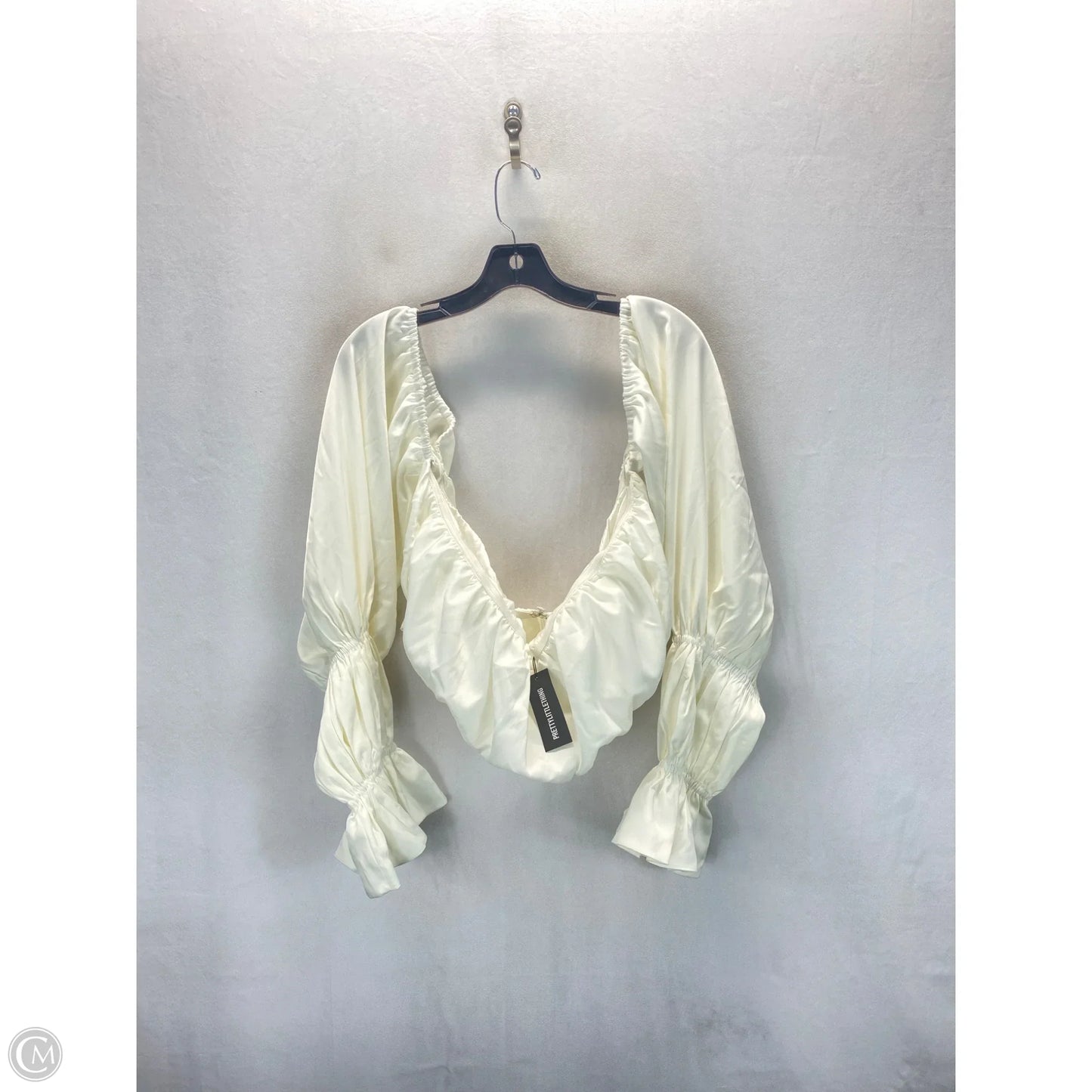 Skirt Set 2pc By Pretty Little Thing In Ivory, Size: 20