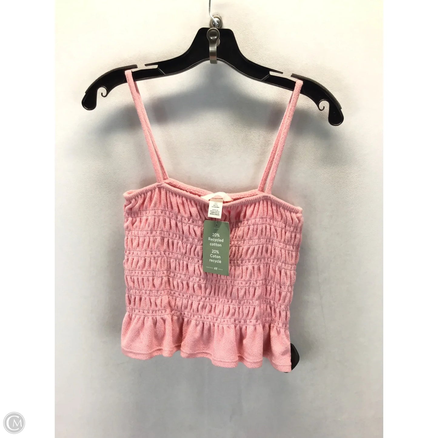 Top Sleeveless By H&m In Pink, Size: S