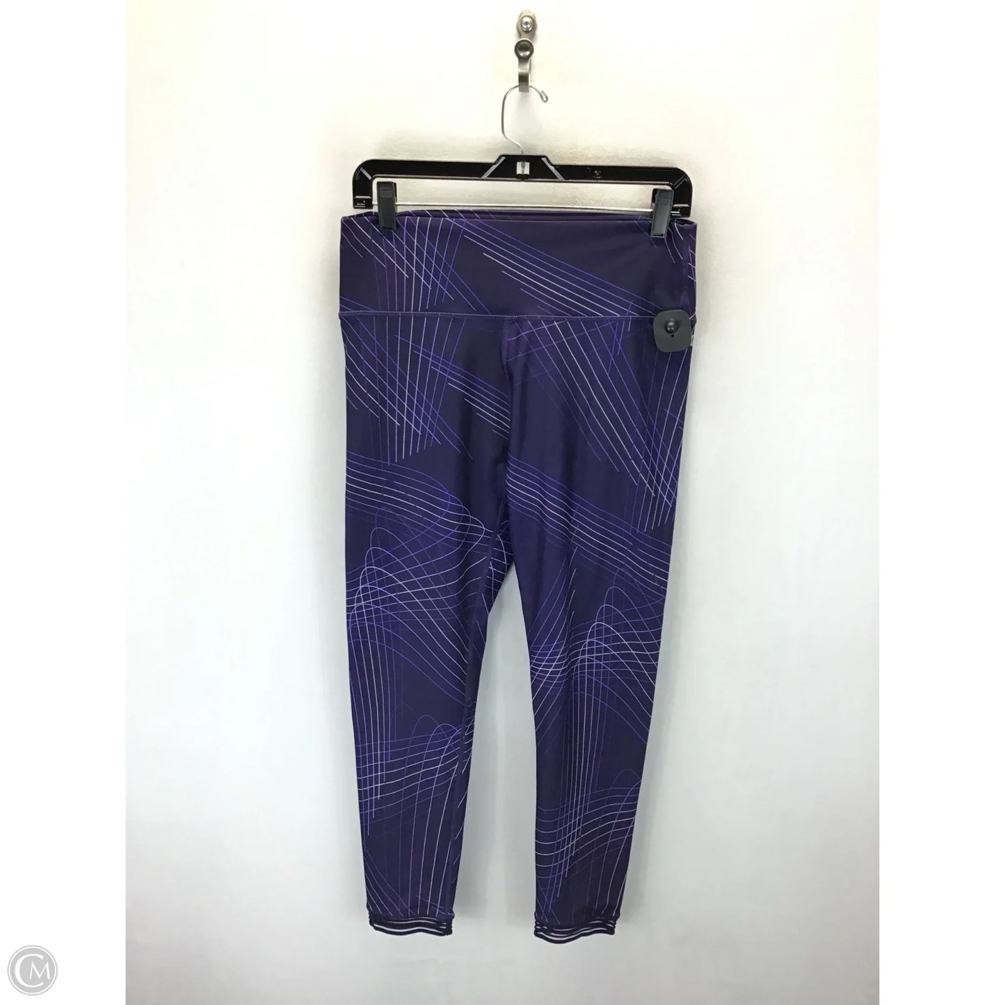 Athletic Leggings By Fabletics In Blue & Purple, Size: L