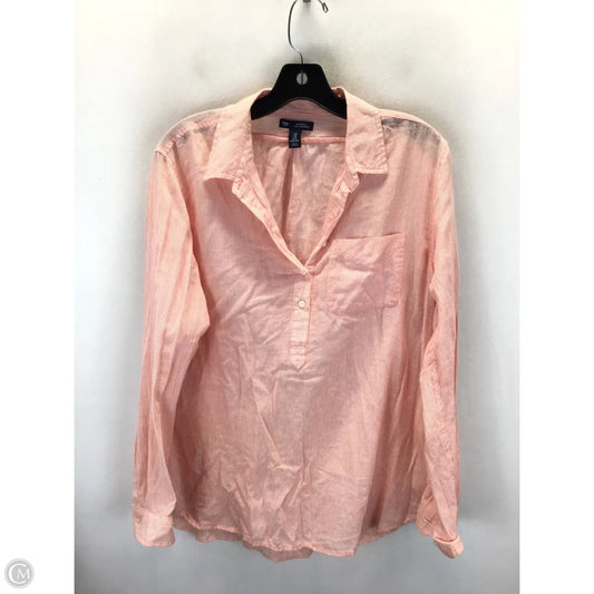 Top Long Sleeve By Gap In Peach, Size: M