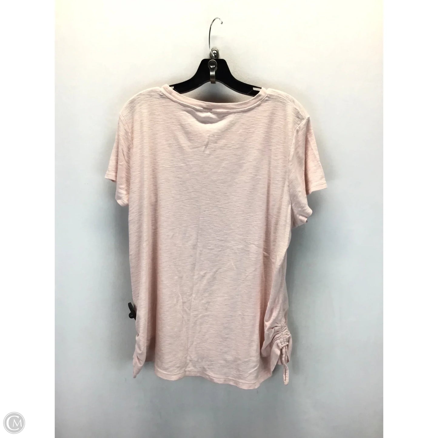 Top Short Sleeve By Liz Claiborne In Pink, Size: Xxl