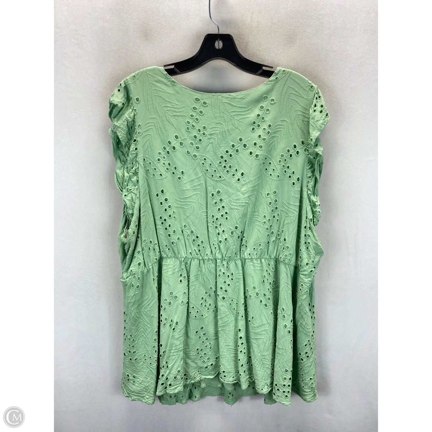 Top Sleeveless By Torrid In Green, Size: 3x