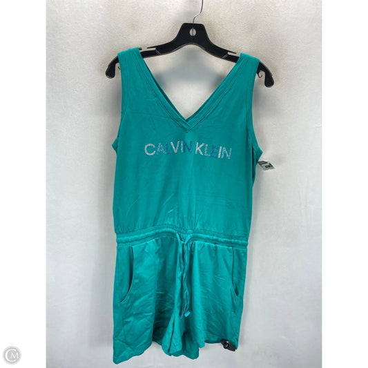 Romper By Calvin Klein In Blue, Size: M