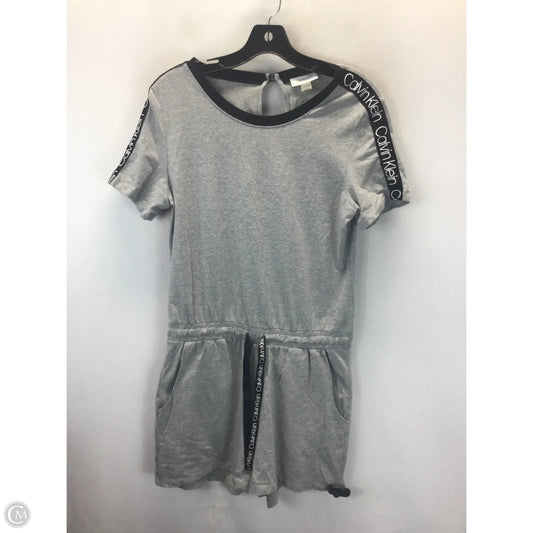 Romper By Calvin Klein In Grey, Size: M