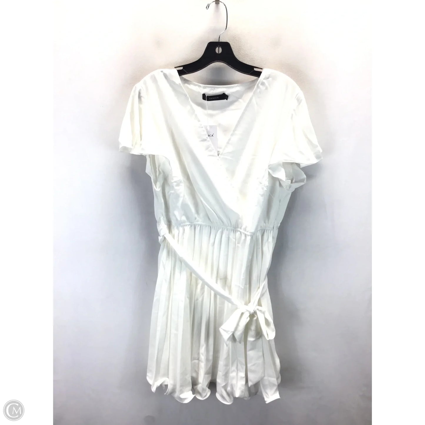 Dress Casual Midi By Clothes Mentor In White, Size: Xl