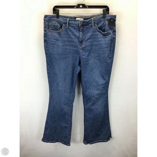 Jeans Skinny By Jessica Simpson In Blue, Size: 16