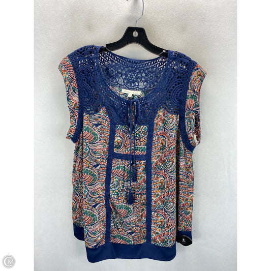 Top Sleeveless By Daniel Rainn In Multi-colored, Size: Xl