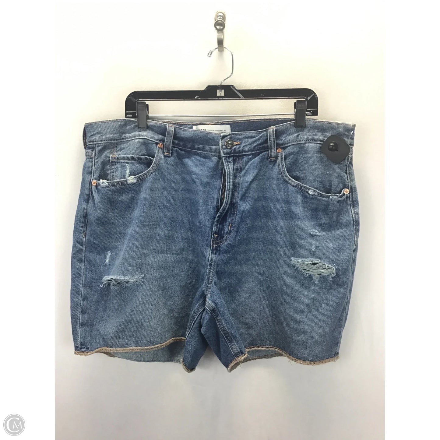 Shorts By Zara In Blue, Size: 22
