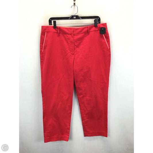 Pants Cargo & Utility By T Tahari In Pink & Red, Size: 16