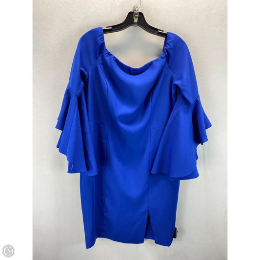 Dress Casual Midi By Venus In Blue, Size: 14