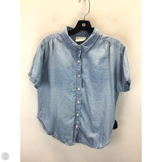 Top Short Sleeve By Universal Thread In Blue, Size: Xs