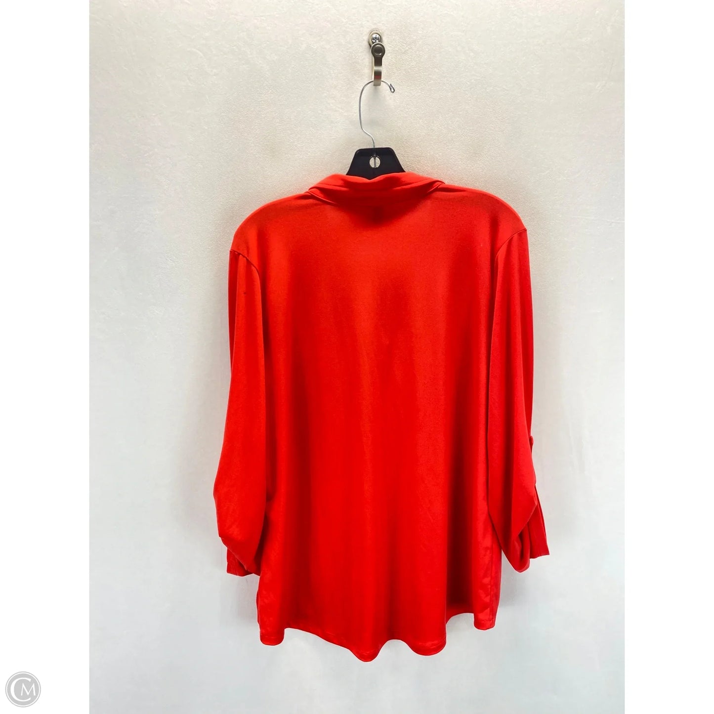 Top 3/4 Sleeve By Jones New York In Red, Size: Xl