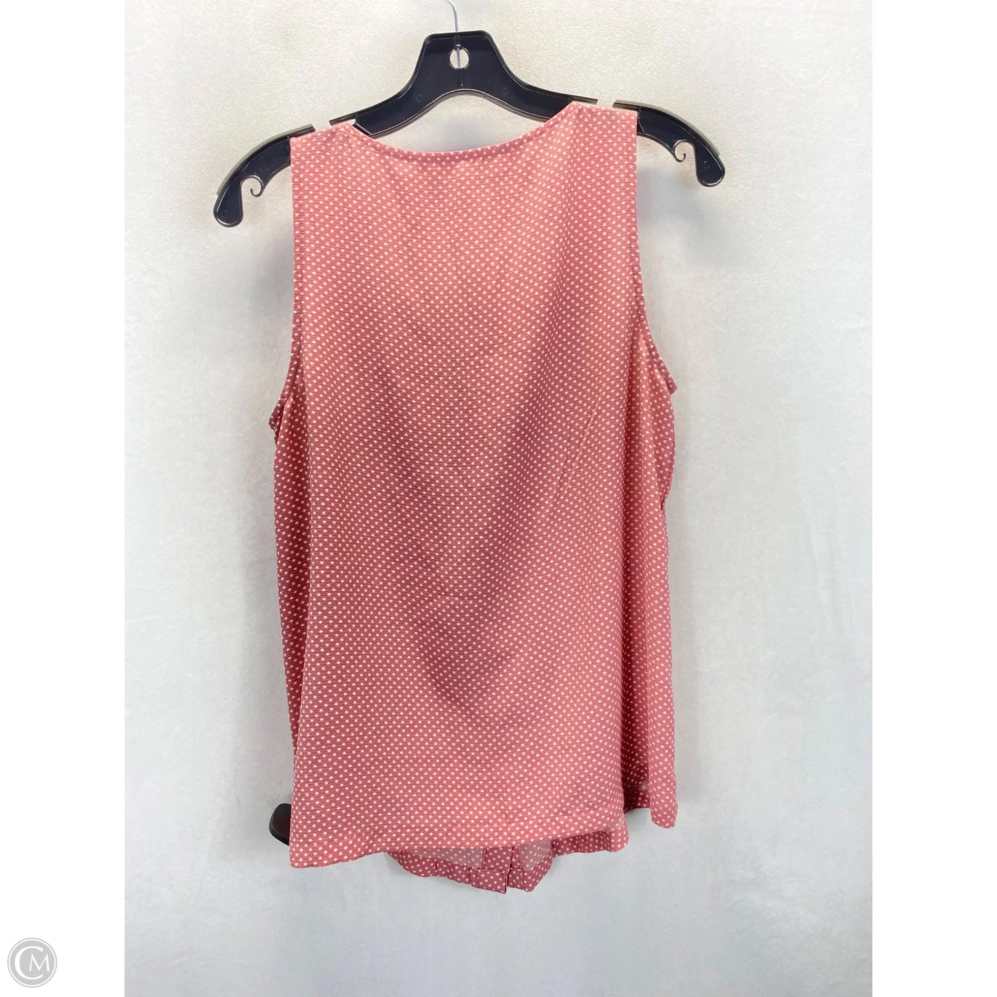 Top Sleeveless By Clothes Mentor In Polkadot Pattern, Size: S